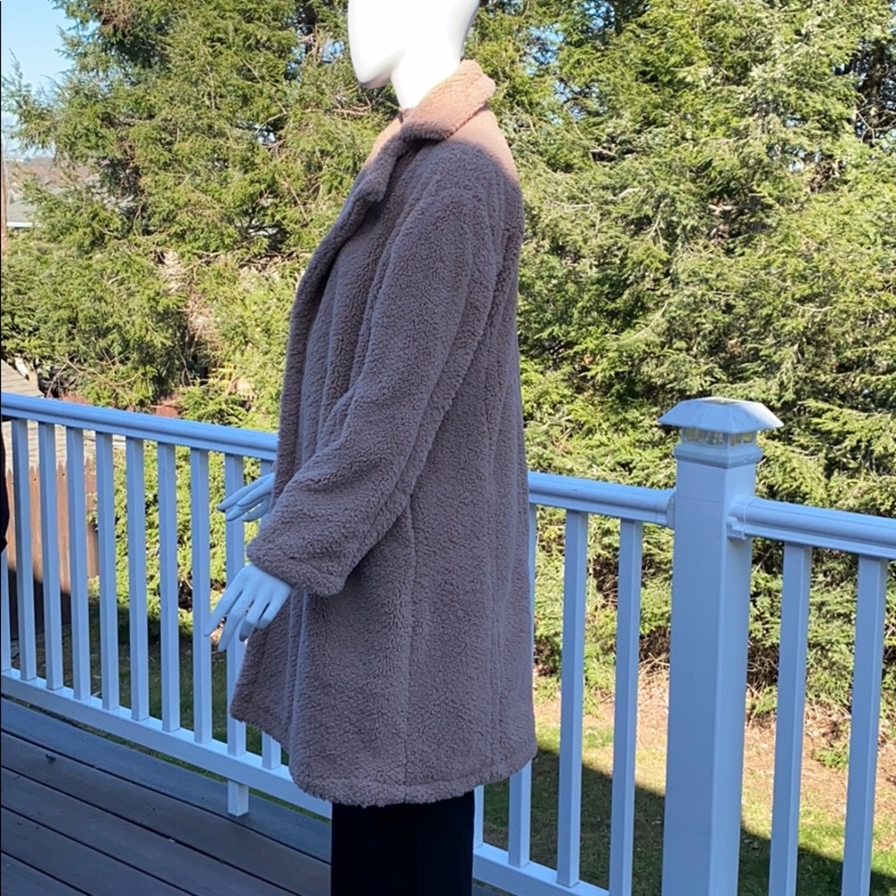 Urban Outfitters Sherpa Teddy Coat size S NWOT - Picture 9 of 14
